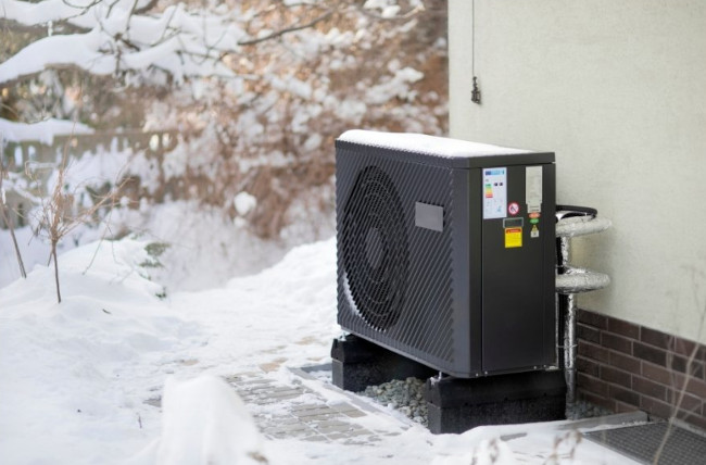 Värmepump med automatisk avfrostning