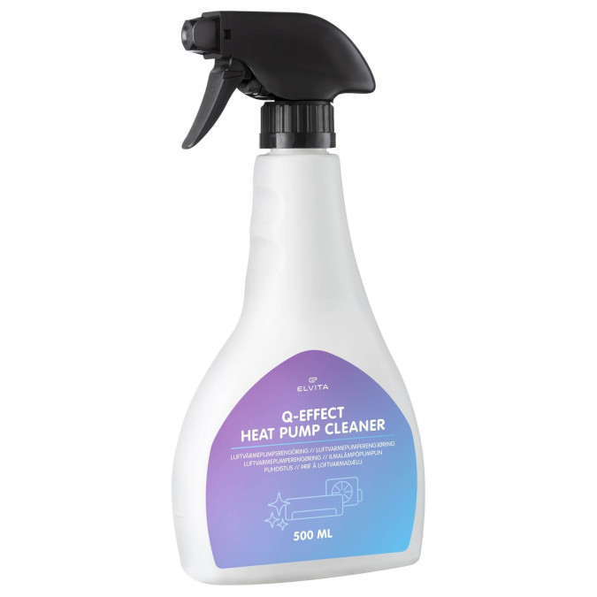 Q-effect rengöringsmedel för luftvärmepump, 500 ml sprayflaska från Elvita (ELON)